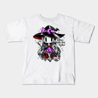 chibi little witch Kids T-Shirt